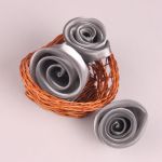 DEMETRIA BOTEZ - TRANDAFIRI GRI ORGANZA ARTICOLE BOTEZ