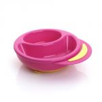 PLAYGRO - FARFURIE COMPARTIMENTATA ROZ/GALBEN