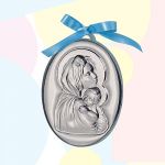 ICONITA PLACATA CU ARGINT BLEU 