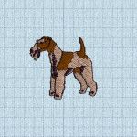 DEMETRIA BOTEZ - BRODERIE CATEL AIREDALE