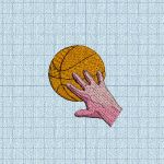 DEMETRIA BOTEZ - BRODERIE BASKETBALL