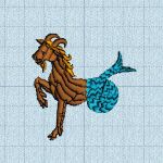 DEMETRIA BOTEZ - BRODERIE ZODIA CAPRICORN 
