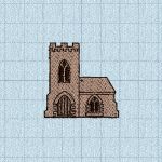 DEMETRIA BOTEZ - BRODERIE BISERICA 