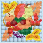 DEMETRIA BOTEZ - BRODERIE IN CRUCE AUTUMN 01