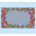 DEMETRIA BOTEZ - BRODERIE IN CRUCE AUTUMN SAMPLER