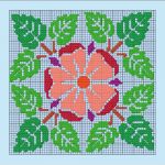 DEMETRIA BOTEZ - BRODERIE IN CRUCE FLORICICA